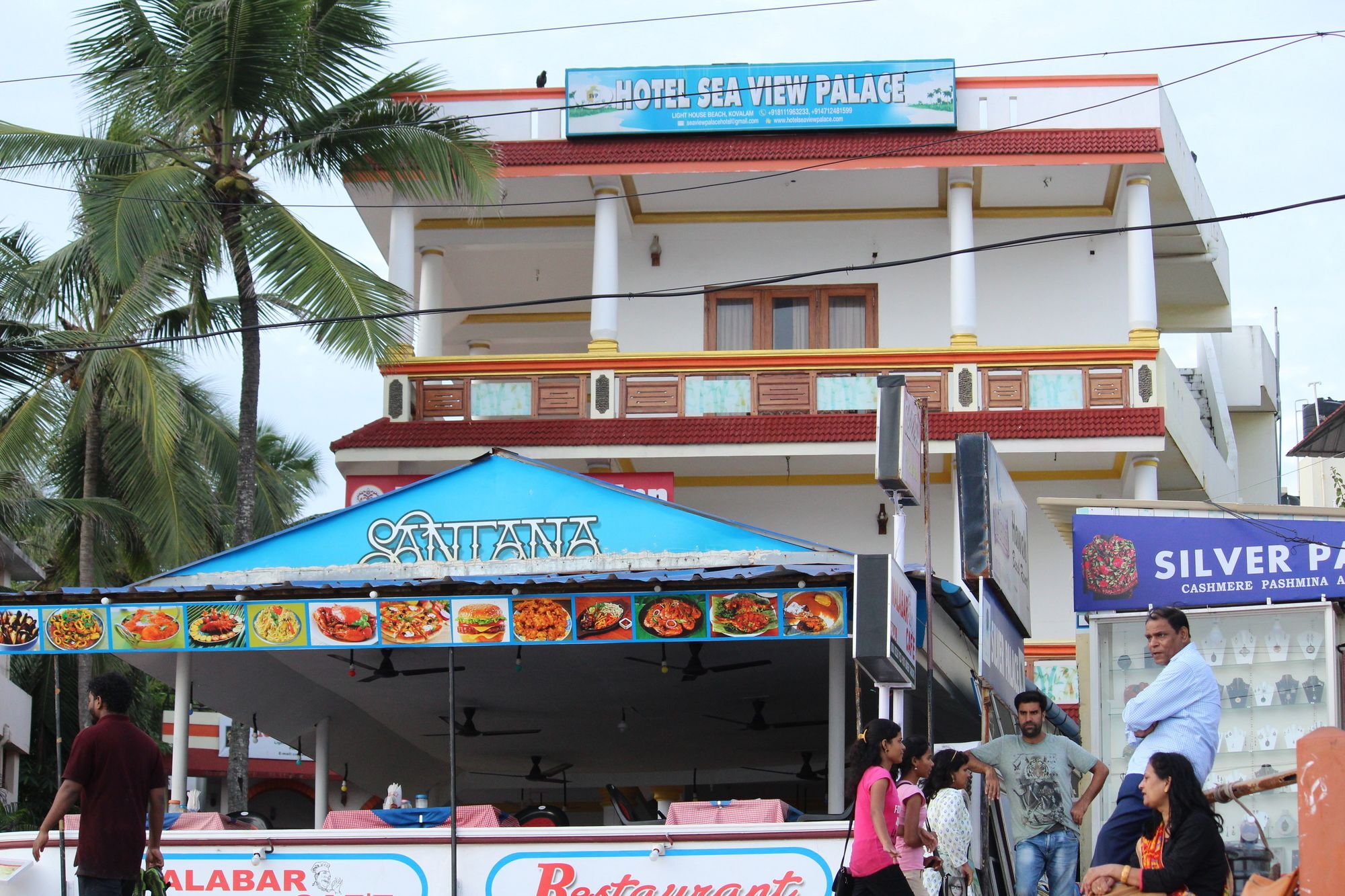 Hotel Sea View Palace - The Beach Hotel, Kovalam Exterior foto